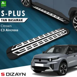 Citroen C3 Aircross 2024-Günümüz (CC24) uyumlu 2 S-Plus Gri Yan Basamak 183 Cm 2024 Üzeri A+ Kalite modelleri DRS Tuning'de. Kaliteli malzeme, hızlı kargo ve