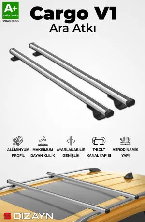 Toyota Yaris 1999-2005 (P1) uyumlu S-Bar Cargo V1 Ara Atkı Tavan Taşıyıcı Barı Gri 120 Cm 2000-2005 A+ Kalite modelleri Oto Aksesuar Shop'de. Kaliteli malzeme,