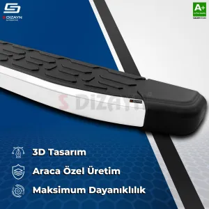 Fiat 500X Evo Aluminyum Yan Basamak 173 Cm 2014 Üzeri thumb 4
