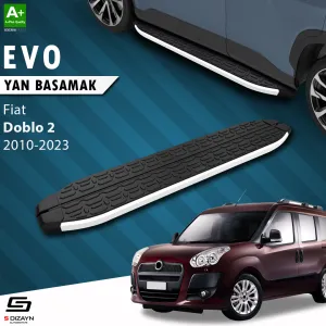 Fiat uyumlu Doblo 2 Uzun Şase Evo Aluminyum Yan Basamak 223 Cm 2010-2023 modelleri Oto Aksesuar Shop'de. Kaliteli malzeme, hızlı kargo ve güvenli alışverişle