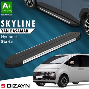 Hyundai uyumlu Staria Skyline Krom Yan Basamak 233 Cm 2021 Üzeri A+ Kalite modelleri Oto Aksesuar Shop'de. Kaliteli malzeme, hızlı kargo ve güvenli alışverişle