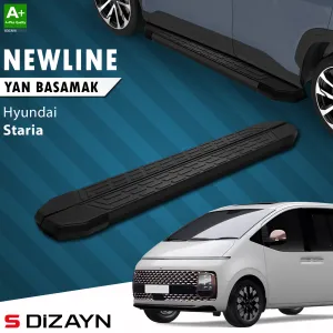 Hyundai uyumlu Staria S-Line Siyah Yan Basamak 233 Cm 2021 Üzeri A+ Kalite modelleri Oto Aksesuar Shop'de. Kaliteli malzeme, hızlı kargo ve güvenli alışverişle