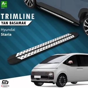 Hyundai uyumlu Staria TrimLine Gri Yan Basamak 239 Cm 2021 Üzeri modelleri Oto Aksesuar Shop'de. Kaliteli malzeme, hızlı kargo ve güvenli alışverişle hemen