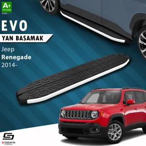 Jeep Renegade 2014-Günümüz (BU) uyumlu Evo Aluminyum Yan Basamak 173 Cm 2014 Üzeri modelleri DRS Tuning'de. Kaliteli malzeme, hızlı kargo ve güvenli