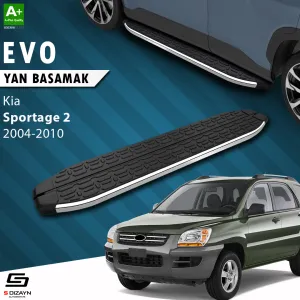 Kia Sportage 2004-2010 (KM) uyumlu 2 Evo Krom Yan Basamak 173 Cm 2004-2010 modelleri Oto Aksesuar Shop'de. Kaliteli malzeme, hızlı kargo ve güvenli alışverişle