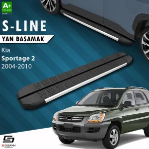 Kia Sportage 2004-2010 (KM) uyumlu 2 S-Line Aluminyum Yan Basamak 173 Cm 2004-2010 modelleri Oto Aksesuar Shop'de. Kaliteli malzeme, hızlı kargo ve güvenli