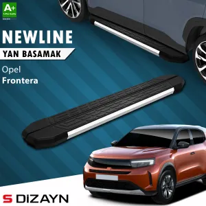 Opel Frontera 2025-Günümüz uyumlu NewLine Krom Yan Basamak 183 Cm 2024 Üzeri A+ Kalite modelleri DRS Tuning'de. Kaliteli malzeme, hızlı kargo ve güvenli