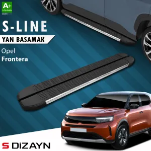 Opel Frontera 2025-Günümüz uyumlu S-Line Krom Yan Basamak 183 Cm 2024 Üzeri A+ Kalite modelleri DRS Tuning'de. Kaliteli malzeme, hızlı kargo ve güvenli