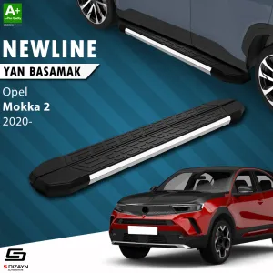Opel Grandland 2021-Günümüz (Grandland) uyumlu 2 Hybrid Benzinli NewLine Krom Yan Basamak 193 Cm 2024 Üzeri A+ Kalite modelleri DRS Tuning'de. Kaliteli