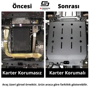 S-Dizayn Opel Grandland Çelik Karter Muhafaza Koruma 2024 Üzeri A+ Kalite thumb 3