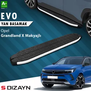 Opel Grandland 2021-Günümüz (Grandland) uyumlu X Makyajlı Hybrid Evo Aluminyum Yan Basamak 183 Cm 2021-2024 A+ Kalite modelleri DRS Tuning'de. Kaliteli