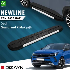 Opel Grandland 2021-Günümüz (Grandland) uyumlu X Makyajlı Hybrid NewLine Aluminyum Yan Basamak 183 Cm 2021-2024 A+ Kalite modelleri DRS Tuning'de. Kaliteli