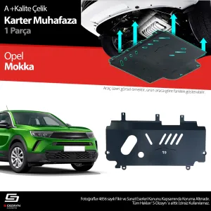 Opel Mokka 2020-Günümüz (B) uyumlu Çelik Karter Muhafaza Koruma 2020 Üzeri A+ Kalite modelleri Oto Aksesuar Shop'de. Kaliteli malzeme, hızlı kargo ve güvenli