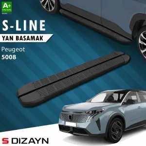 Peugeot 5008 2017-Günümüz (P87) uyumlu 3 Elektrikli S-Line Siyah Yan Basamak 203 Cm 2024 Üzeri A+ Kalite modelleri Oto Aksesuar Shop'de. Kaliteli malzeme,