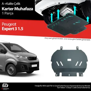 Peugeot uyumlu Expert 1.5 Çelik Karter Muhafaza Koruma 2016 Üzeri A+ Kalite modelleri Oto Aksesuar Shop'de. Kaliteli malzeme, hızlı kargo ve güvenli