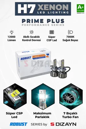 Universal uyumlu Prime Plus H7 Led Xenon / 45W / 7000K A+ Kalite modelleri Oto Aksesuar Shop'de. Kaliteli malzeme, hızlı kargo ve güvenli alışverişle hemen