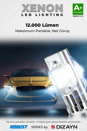 S-Dizayn D3S Led Xenon / 60W / 12000 LM / 8000K A+ Kalite thumb 2