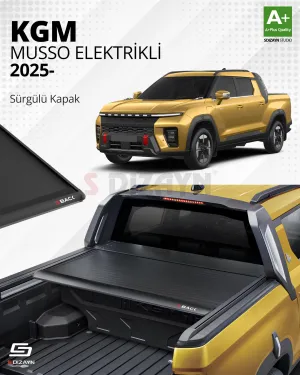 Universal uyumlu Ssangyong Musso Elektrikli S-Back Sürgülü Kapak Siyah V1 2025 Üzeri modelleri DRS Tuning'de. Kaliteli malzeme, hızlı kargo ve güvenli