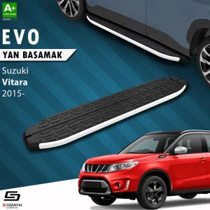 Suzuki Vitara 2015-Günümüz (LY) uyumlu 4 Evo Aluminyum Yan Basamak 163 Cm 2015 Üzeri modelleri Oto Aksesuar Shop'de. Kaliteli malzeme, hızlı kargo ve güvenli