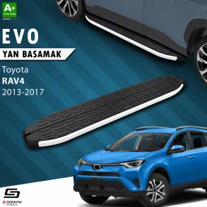 Toyota RAV4 2012-2018 (XA40) uyumlu Rav 4 4 Evo Aluminyum Yan Basamak 173 Cm 2013-2017 modelleri Oto Aksesuar Shop'de. Kaliteli malzeme, hızlı kargo ve güvenli
