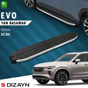 Volvo XC90 2015-Günümüz (B) uyumlu Makyajlı Benzinli Evo Krom Yan Basamak 203 Cm 2024 Üzeri A+ Kalite modelleri Oto Aksesuar Shop'de. Kaliteli malzeme, hızlı