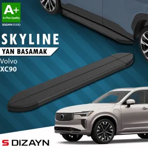 Volvo XC90 2015-Günümüz (B) uyumlu Makyajlı Benzinli Skyline Siyah Yan Basamak 203 Cm 2024 Üzeri A+ Kalite modelleri Oto Aksesuar Shop'de. Kaliteli malzeme,