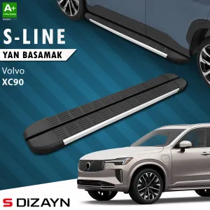 Volvo XC90 2015-Günümüz (B) uyumlu Makyajlı Benzinli S-Line Aluminyum Yan Basamak 203 Cm 2024 Üzeri A+ Kalite modelleri Oto Aksesuar Shop'de. Kaliteli malzeme,