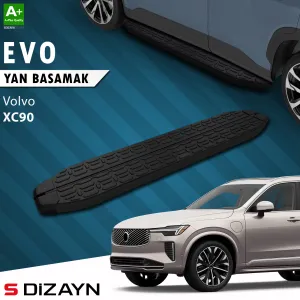 Volvo XC90 2015-Günümüz (B) uyumlu Makyajlı Hybrid Evo Siyah Yan Basamak 203 Cm 2024 Üzeri A+ Kalite modelleri Oto Aksesuar Shop'de. Kaliteli malzeme, hızlı