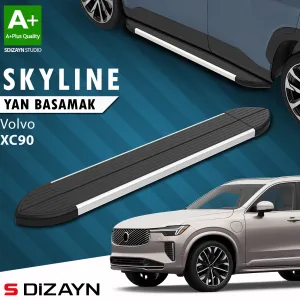 Volvo XC90 2015-Günümüz (B) uyumlu Makyajlı Hybrid Skyline Aluminyum Yan Basamak 203 Cm 2024 Üzeri A+ Kalite modelleri Oto Aksesuar Shop'de. Kaliteli malzeme,