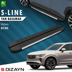 Volvo XC90 2015-Günümüz (B) uyumlu Makyajlı Hybrid S-Line Krom Yan Basamak 203 Cm 2024 Üzeri A+ Kalite modelleri Oto Aksesuar Shop'de. Kaliteli malzeme, hızlı