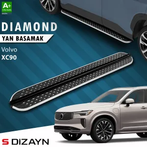 Volvo XC90 2015-Günümüz (B) uyumlu Makyajlı Diamond Krom Yan Basamak 203 Cm 2024 Üzeri A+ Kalite modelleri Oto Aksesuar Shop'de. Kaliteli malzeme, hızlı kargo