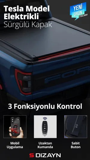 S-Dizayn VW Amarok 2 Tesla Model Elektrikli Sürgülü Kapak 2023 Üzeri fiyatı