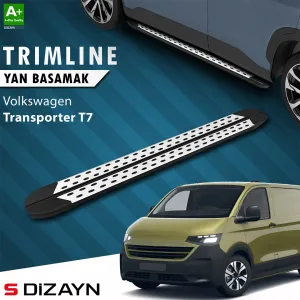 Volkswagen uyumlu VW Transporter T7 Kısa Şase TrimLine Gri Yan Basamak 223 Cm 2024 Üzeri modelleri Oto Aksesuar Shop'de. Kaliteli malzeme, hızlı kargo ve