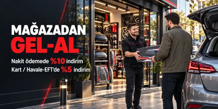 Mağazadan Teslim ve Gel Al Afişi