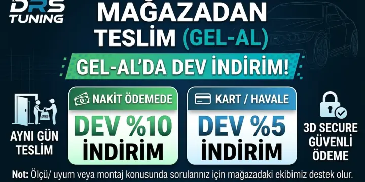 Mağazadan Teslim ve Gel Al Afişi
